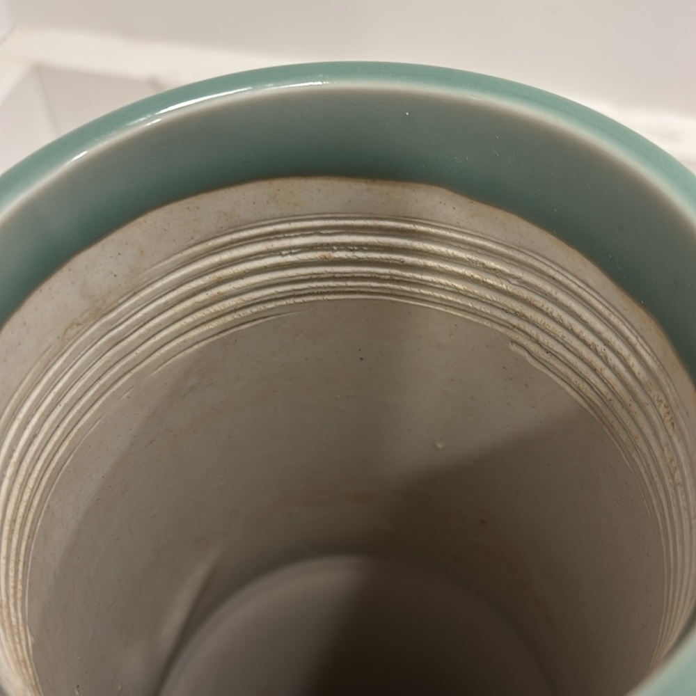 Japanese Ikebana Bamboo Ceramic Vase - Picture 6 of 7